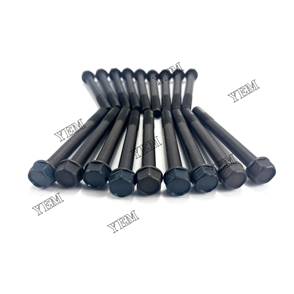 18x 1C010-03450 Cylinder Head Bolt For Kubota V3600 Diesel engine