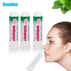 3pcs Original Thailand Nasal Inhaler Mint Refreshing Cream Nose Essential Balm Rhinitis Cold Cooling Oil Relieve Body Fatigue