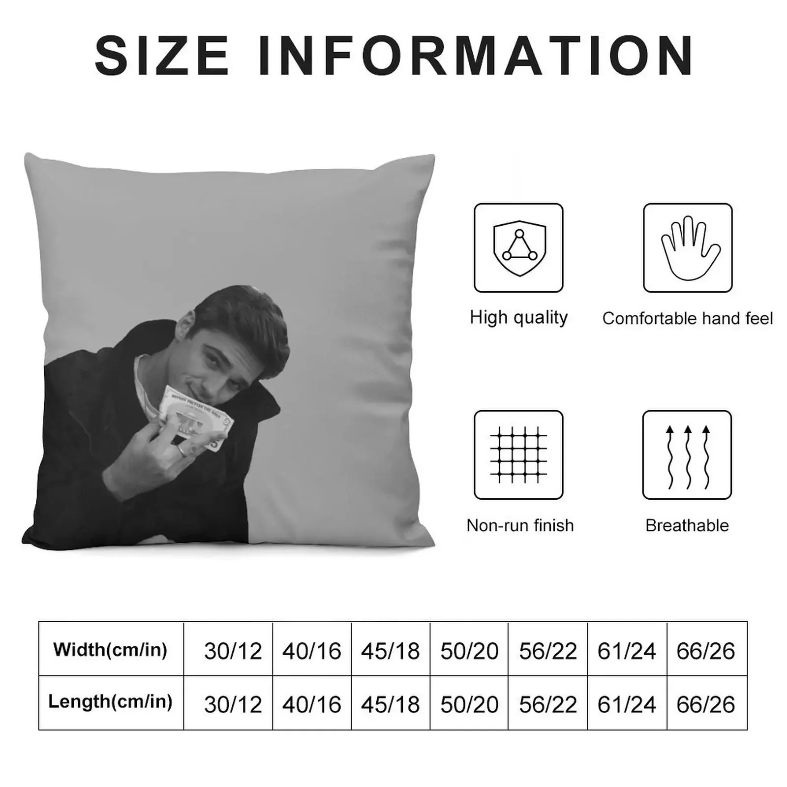 Jacob Elordi Throw Pillow Decorative pillowcase Christmas Pillow pillow