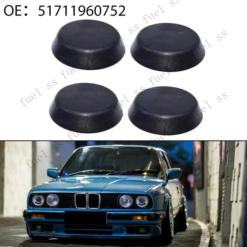 S+ Long Lasting Under Car Lift Pads for BMW E36 4 PCS Easy to Use Construction