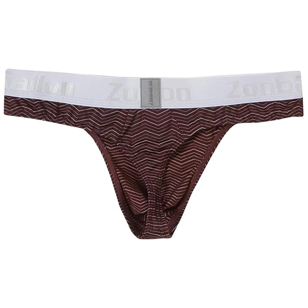 Jinshi Mens Thongs T-Back Breathable Thongs Underwear G-String Sexy Briefs Sissy Panties for Men