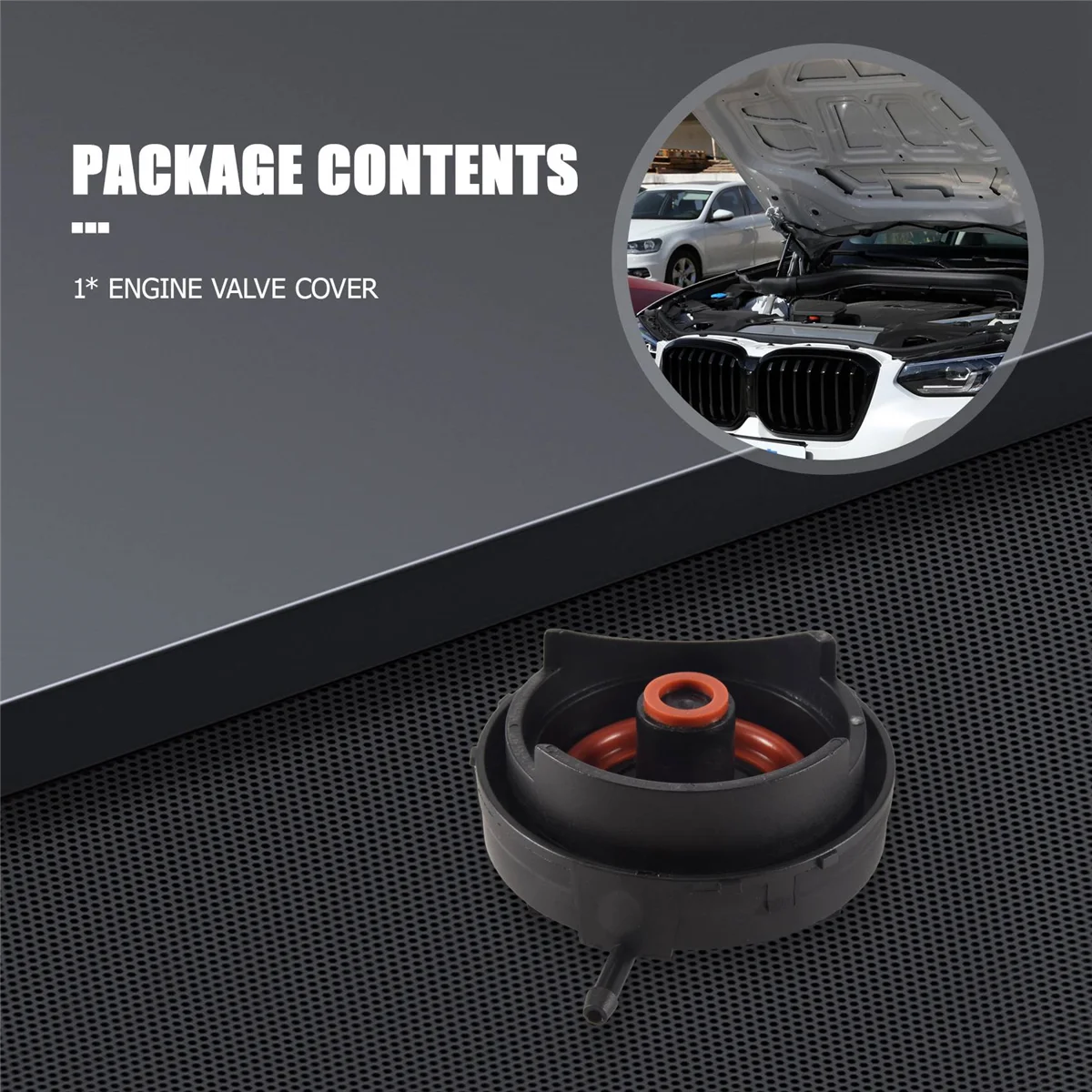 أغطية صمام هواء المحرك ، غطاء لسيارات بي ام دبليو E60 ، E65 ، E66 ، E70 ، E83 ، E88 ، E85 ، E90 ، E91 ، E92 ، F10 ، N52 ، 128I ، 328I ، 528I ، X3 ، x5 ، Z4 ، غطاء ، من
