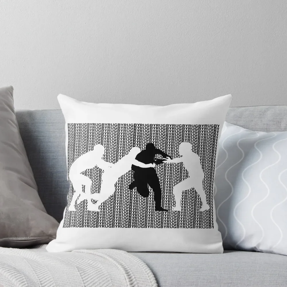 

Rugby Tackle 3 Throw Pillow Pillowcase Sofa Cushions Covers