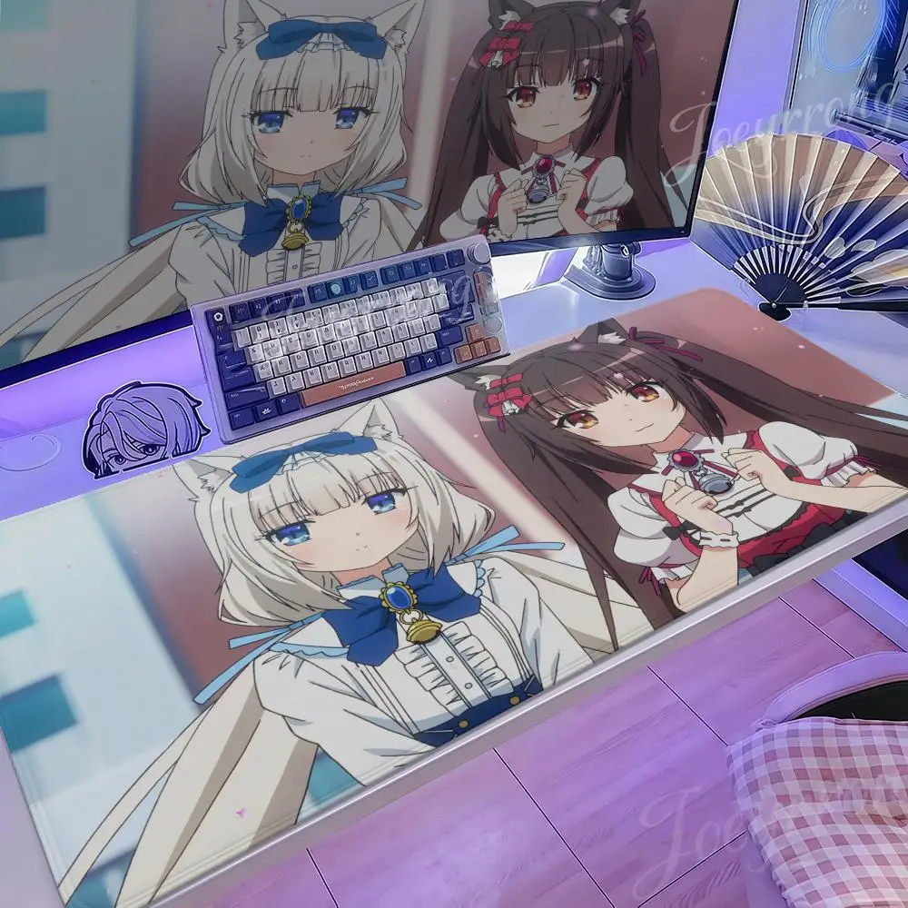 

NekoPara Mouse Pad 1000x500 Hot Anime Taro Sakamoto Days XXL Large Gaming Non-slip Office Keyboard Mats Desk Mat