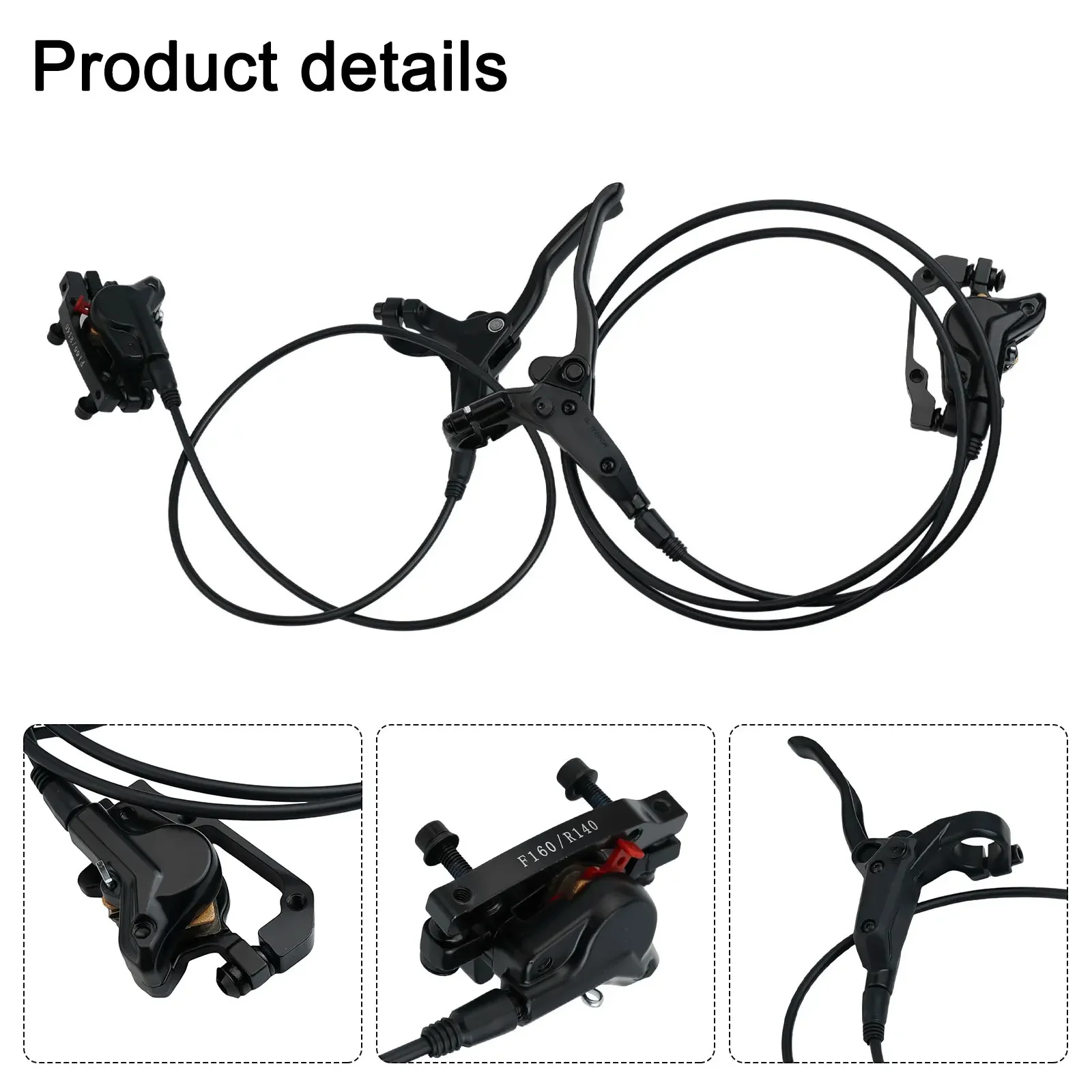 

Dual Piston Brake Mountain Bike Brake Outdoor Biking Safety Left Right Mountain Bike Brakes Aluminum Alloy Material