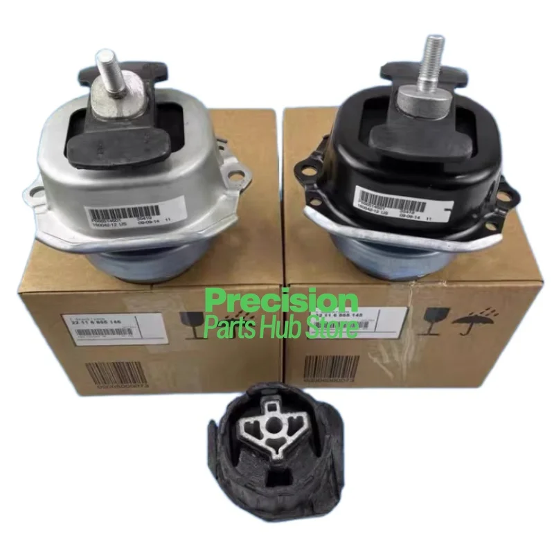 OEM 22116865145 22116865146 22316864675 3PCS Engine Mount Set Automatic Transmission Support Mounts For BWM X5 X6 Series E70 E71
