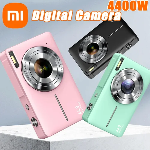 Cámara Digital Xiaomi de 44MP, cámara con Zoom 16X FHD 1080P, cámara para estudiantes, Mini cámara Digital para niños, fotografía, cámara CCD para Selfie