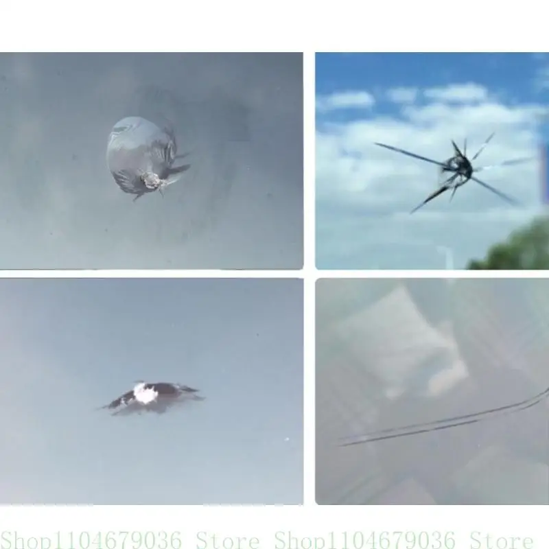 652F Car Windshield Repair Quick Fix Car Cracked Glass Windscreen Repair Tool Windscreen Glass Maintainance Tools