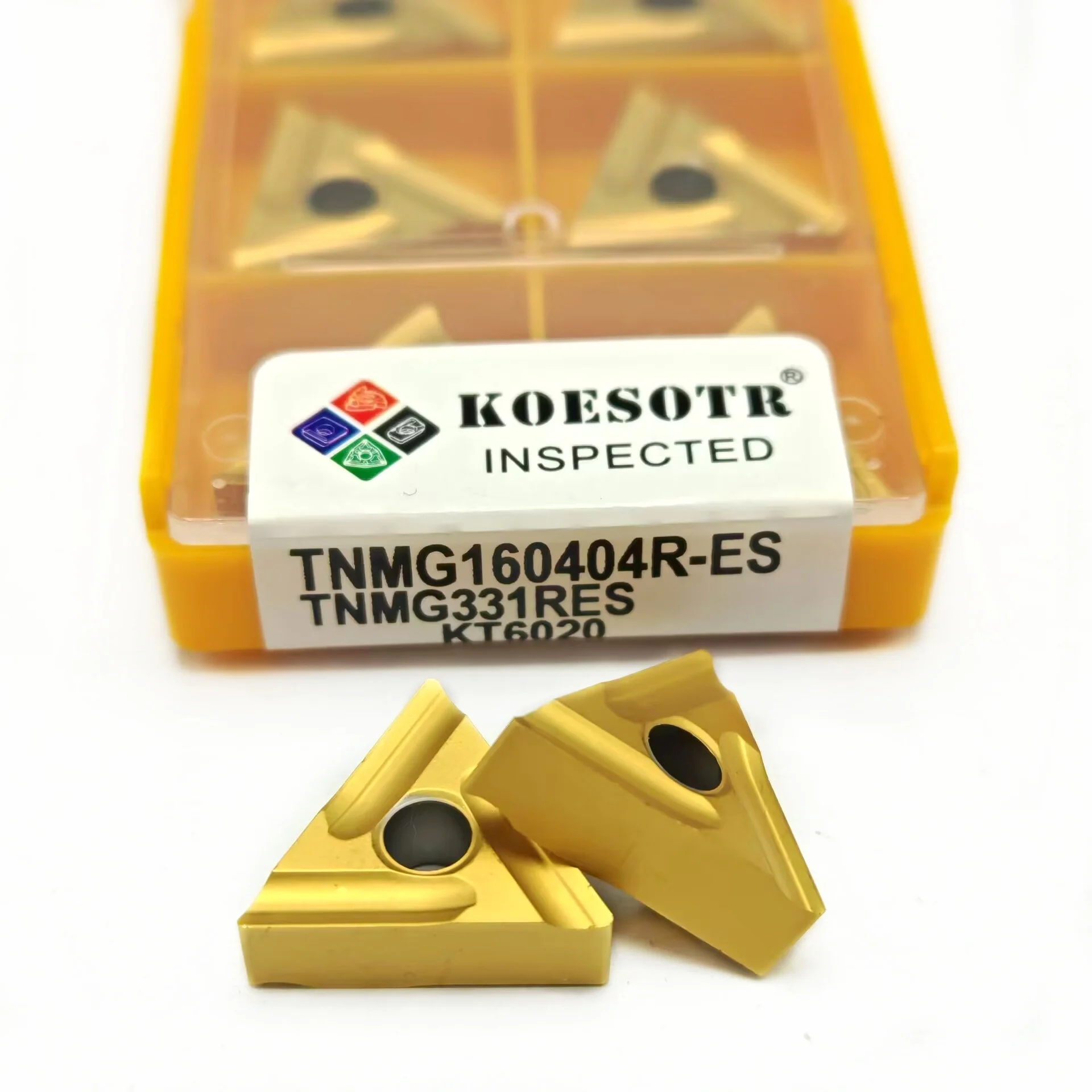 10 قطعة TNMG160404R TNMG160408R TNMG160404L ES KT15 KT6020 KT735 CNC سيرميت الصف كربيد إدراج أدوات الطحن تحولت شفرات