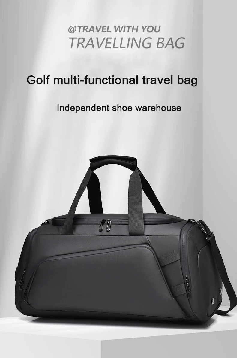 Golf Boston Tasche Golf Kleidung Reisetasche Große Kapazität Business Rucksack Multifunktions Sport Fitness Trocken Und Nass Trennung – Detail 1