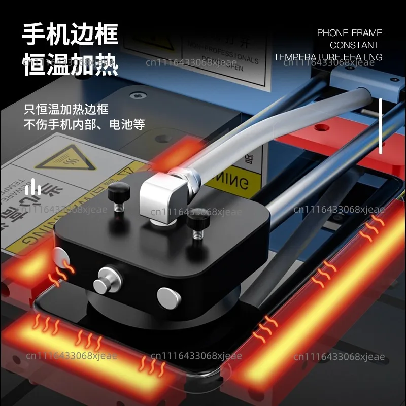 Universal automatic mobile phone screen separator with vacuum suction cup electric separation mobile phone repair equipment