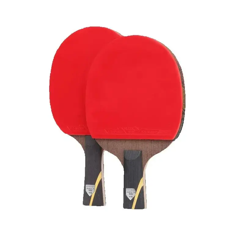 (2 Stück/Paar) Huieson Tischtennisschläger 5/6 Sterne Hochelastischer Hochwertiger Trainingsschläger Pingpong-Schläger-Set (ohne Bälle) – Detail 5