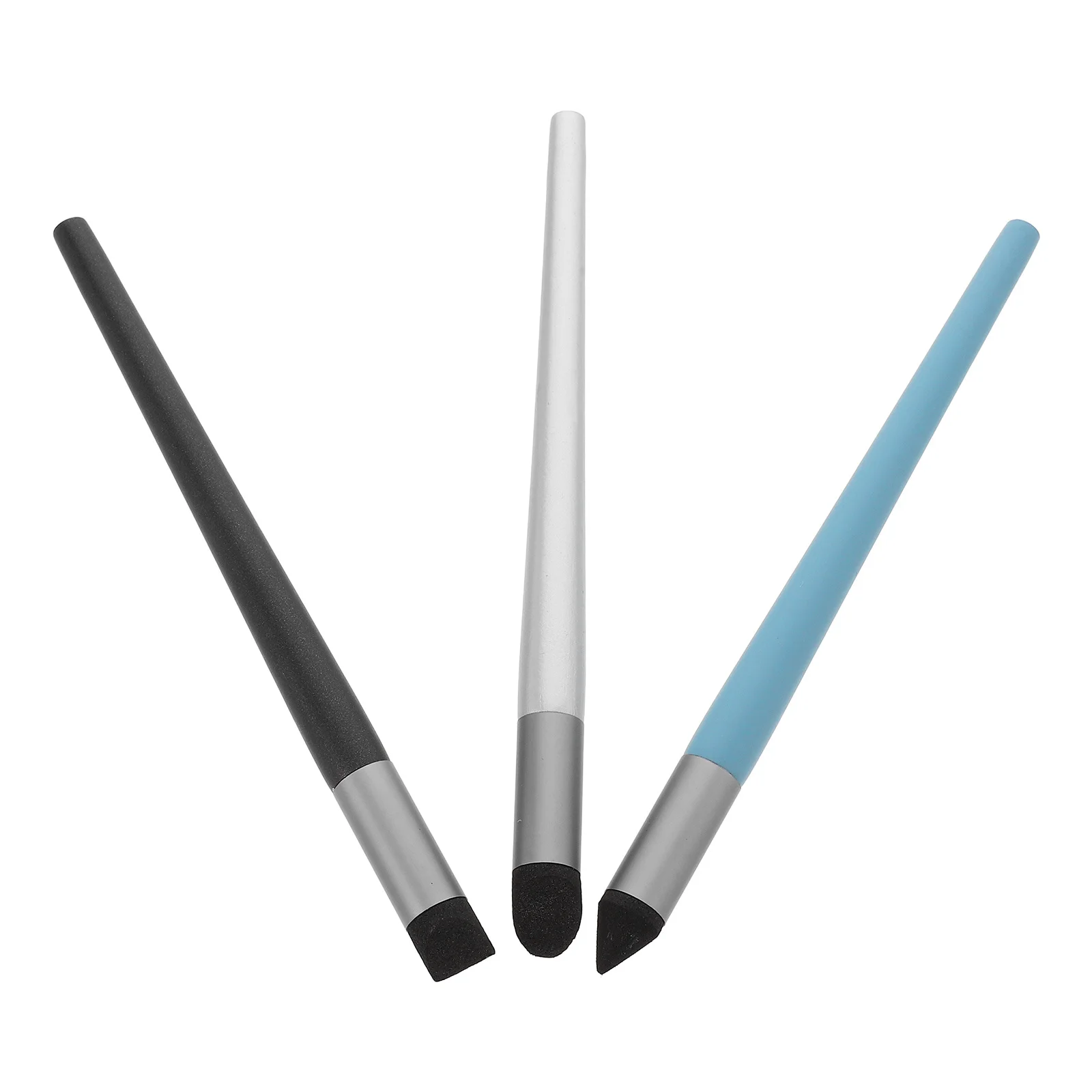 3Pcs Oil Pastel Blending Pens Soft Sponge Heads Artists Tools for Sketching Drawing Blending Work Detail Paint Brushes