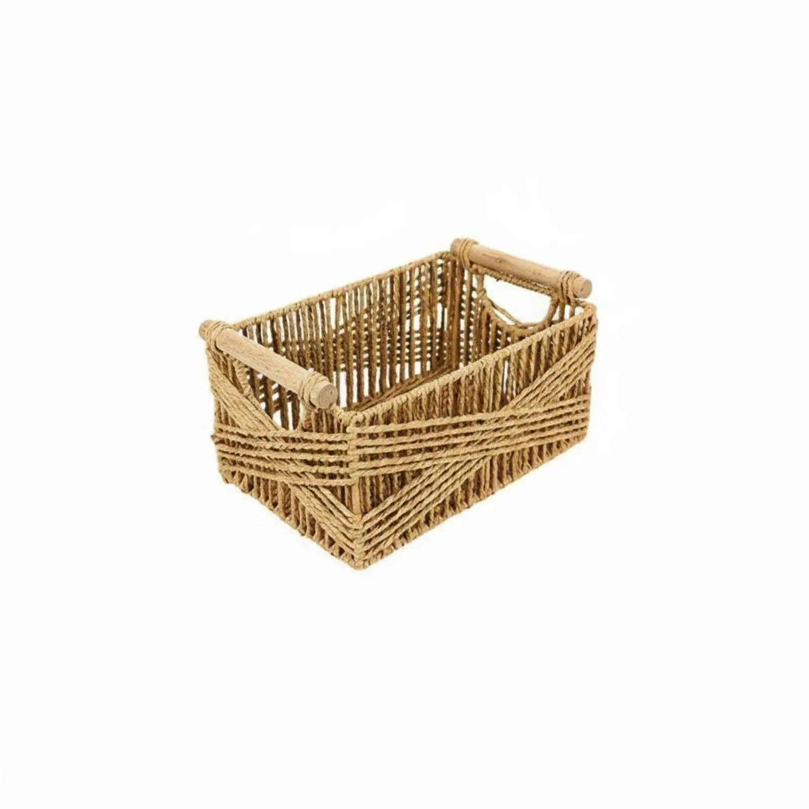 Paper Rope Storage Basket Nordic Braided Container Basket Desktop Organizer
