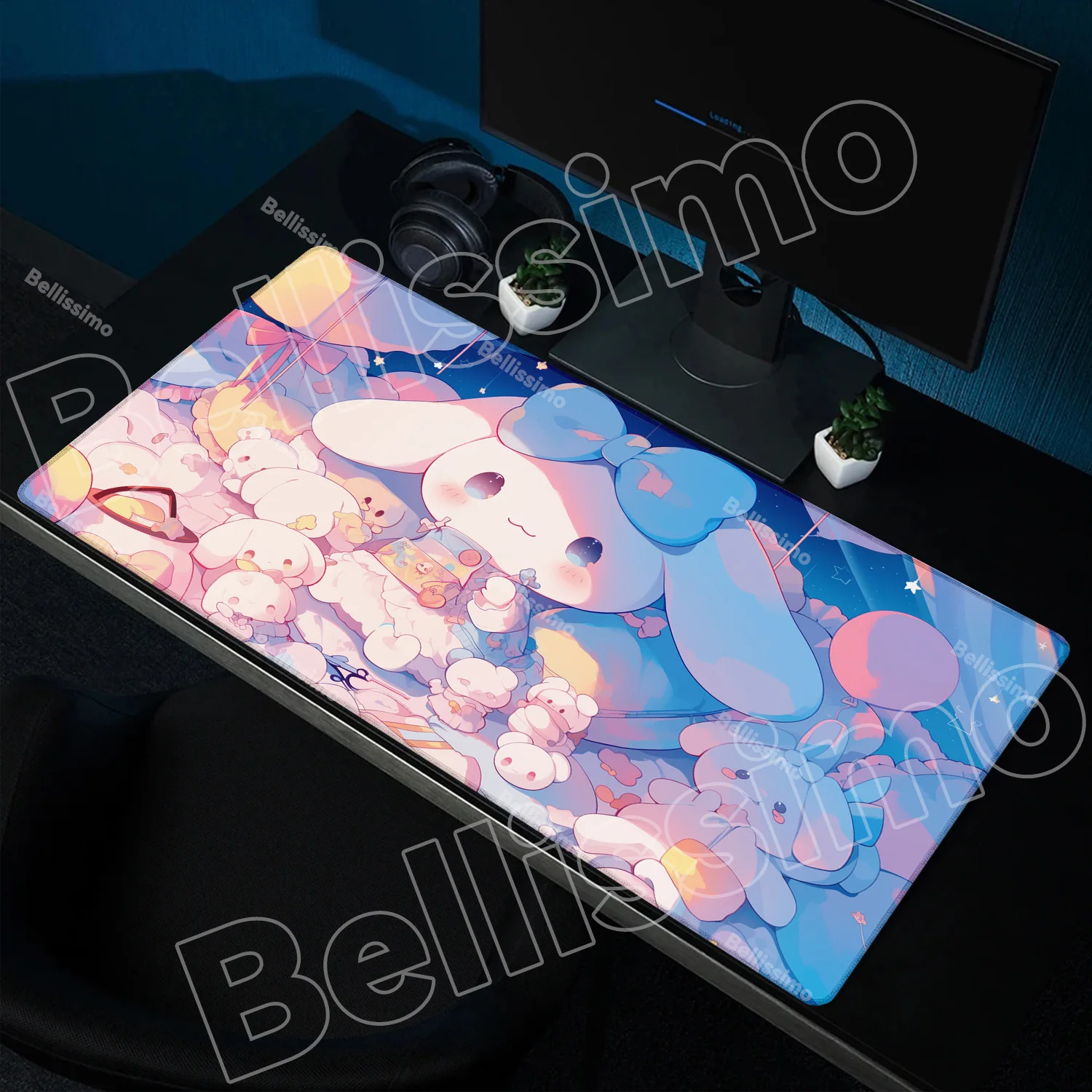 

Cinnamoroll Mouse Pad anime Kawaii Large Mat Gaming Kuromi Mousepad XXL for PC Keyboard Mouse Carpet Gamer Stitching Desk Mat