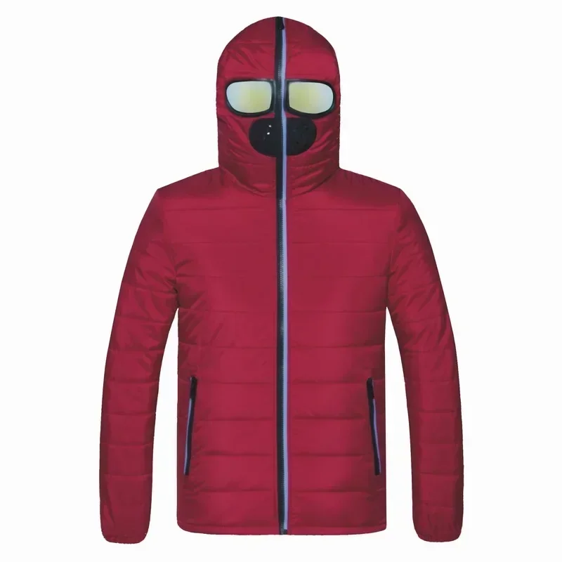 Parka da uomo con occhiali Parka Hombre Invierno New Fashion imbottito Parka cappotto in cotone giacca invernale impermeabile di alta qualità 312