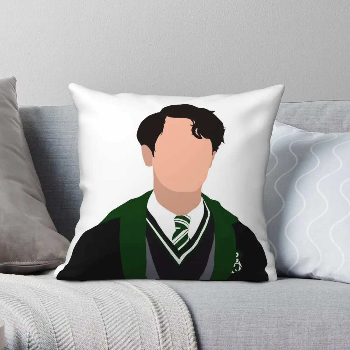 Tom Riddle Pillowcase Polyester Linen Velvet Pattern Zip Decor Pillow Case Sofa Seater Cushion Cover Wholesale