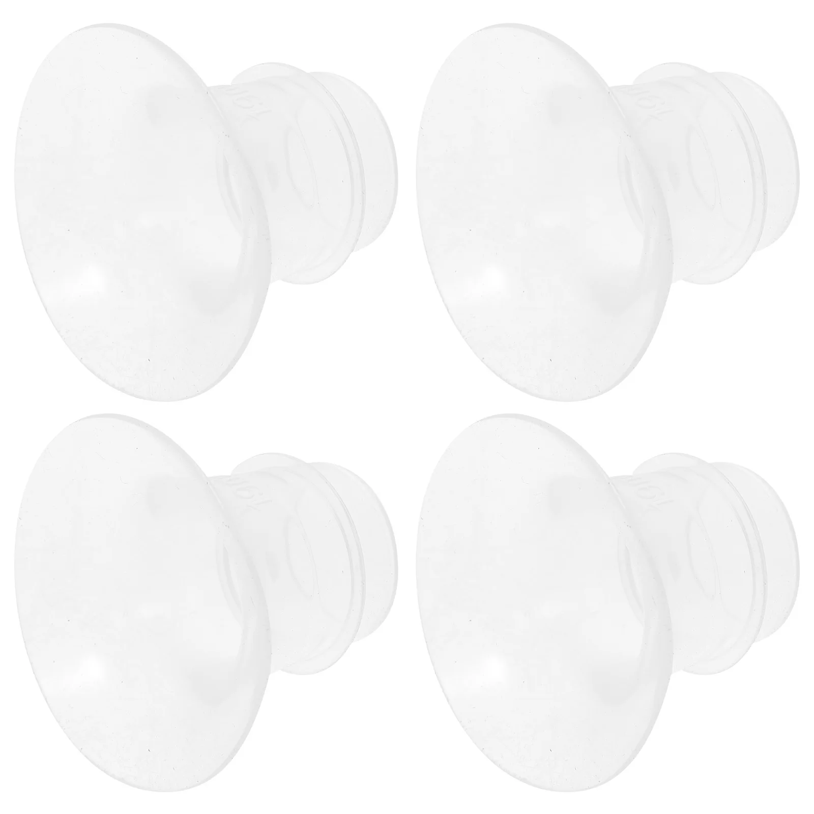 

4 Pcs Silicone Flange Inserts for Wearable Electric Breast Pump Smooth Durable Safe Toddler Milk Bottles 2 Years Universal