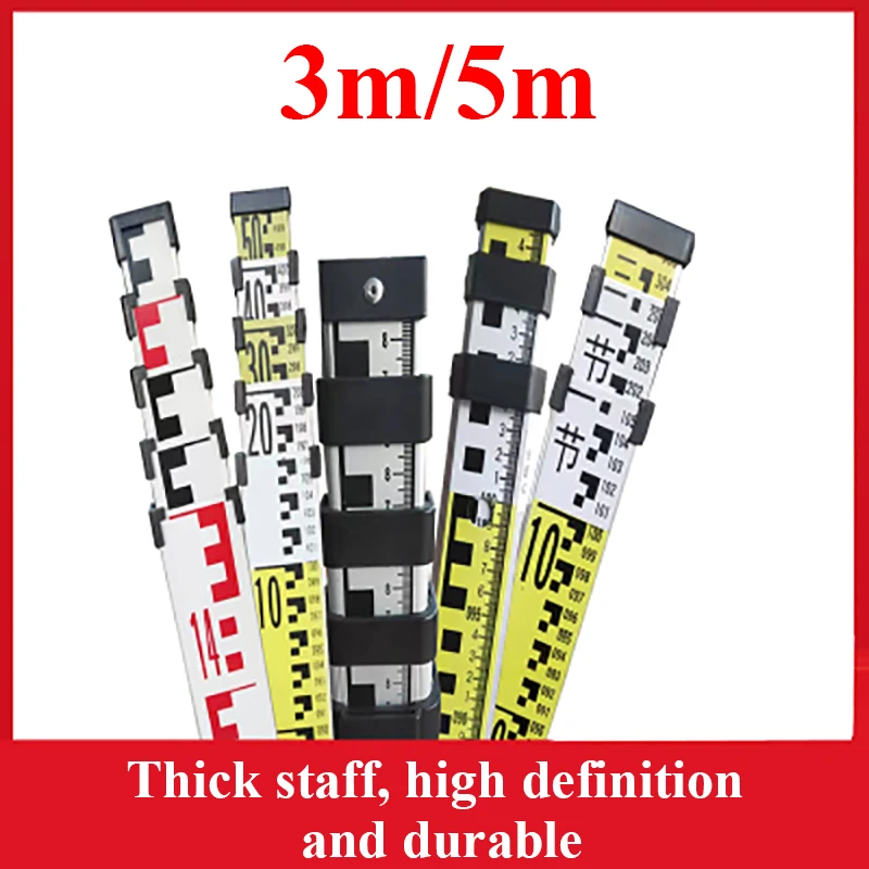 Tháp hợp kim nhôm dày Thước đo tháp có thể thu vào cho quang học tự động / Công cụ đo kỹ thuật 360 độ