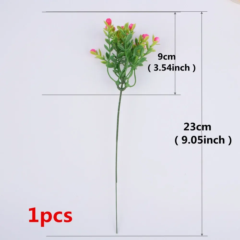 Artificial Flower Milan Grass Fake Green Plants Pot Room Home Decorations Wedding Bridal Bouquet