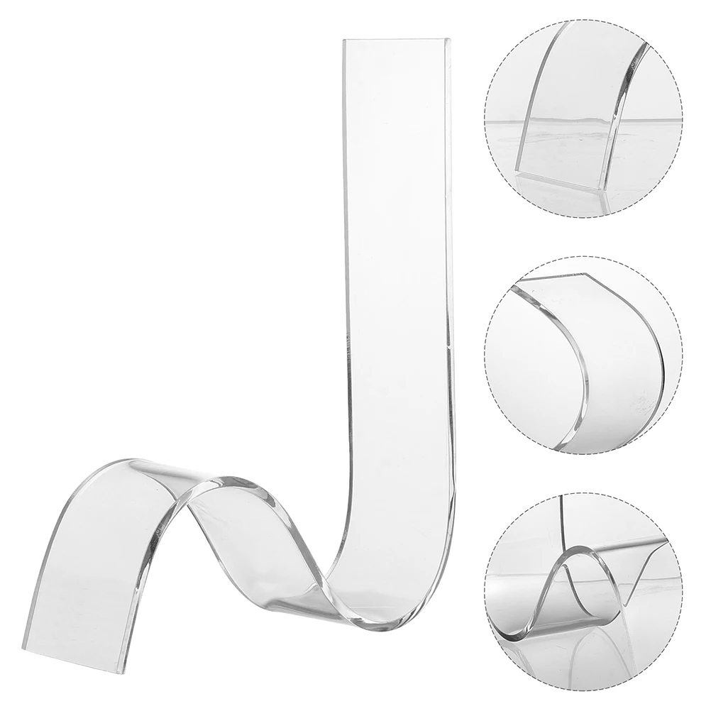 

4 Pcs Shoe Rack Transparent High Acrylic Display Racks Heels Display Shaped Racks S Storage For Home Store