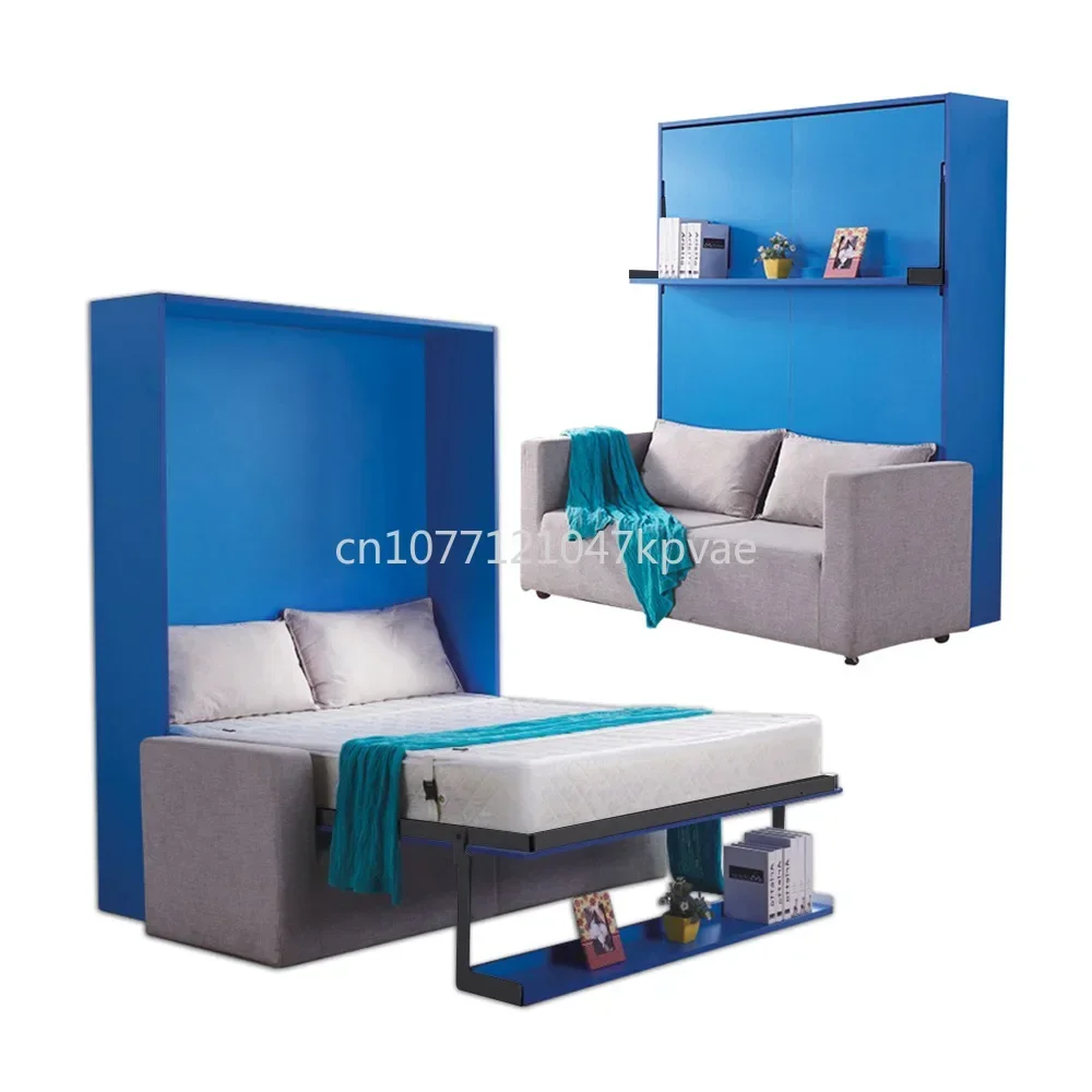 Multifunctional Invisible Folding Bed Study Living Room Space Saving Murphy Bed Flip Invisible Bed Wall Bed Hardware