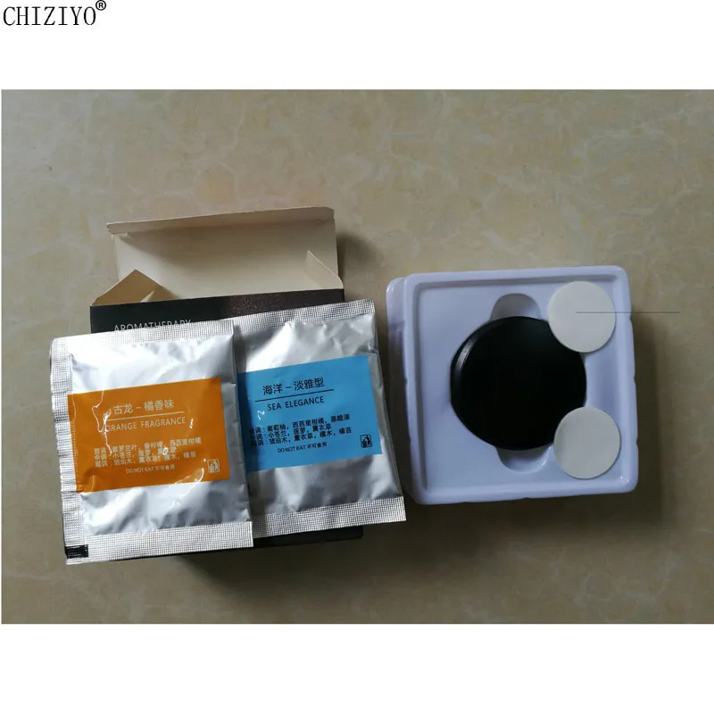 معطر هواء للسيارة على شكل جسم غامض صلب لتزيين لوحة القيادة، موزع عطر تلقائي يدوم طويلاً