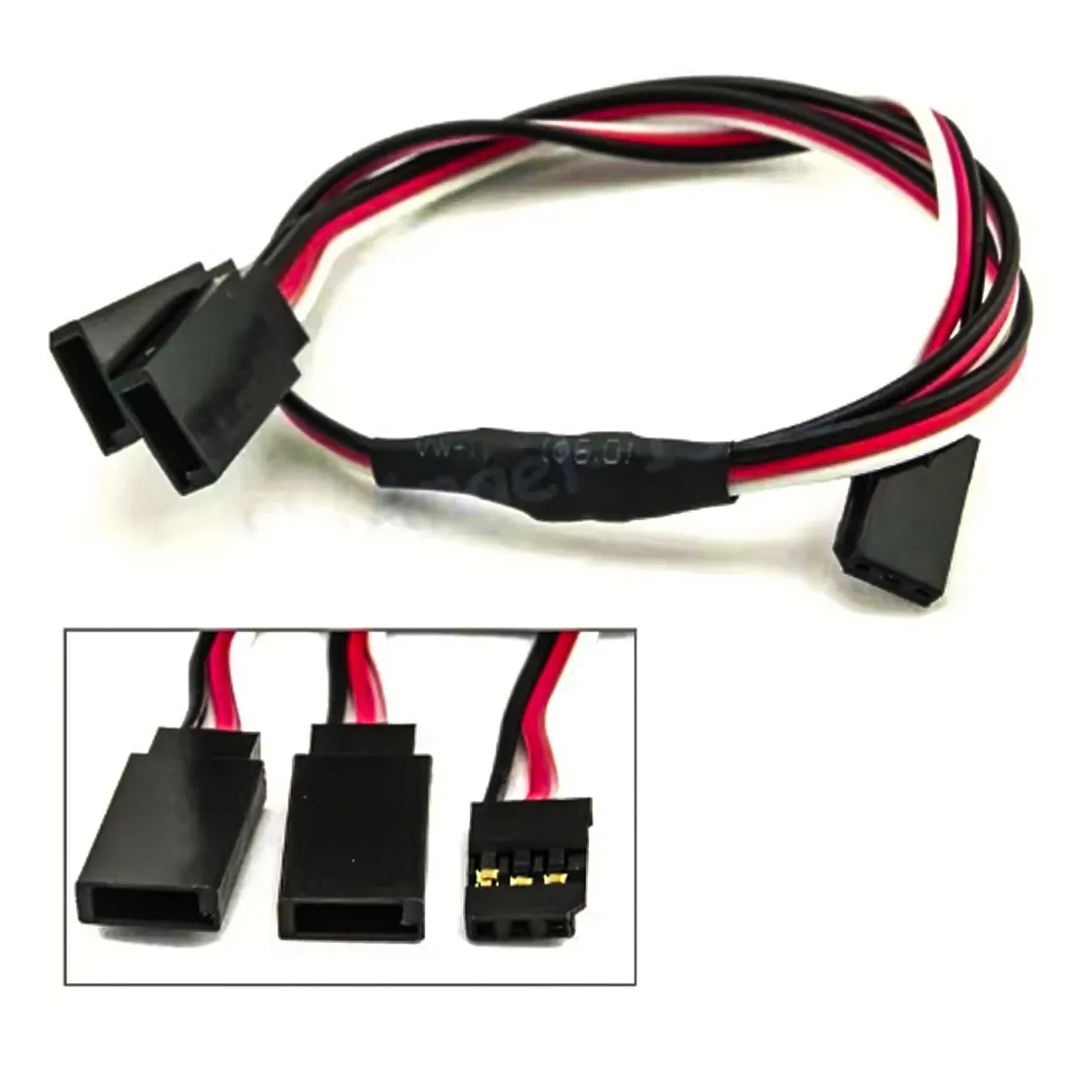 5pcs 300/500mm RC Servo Y Extension Cord Cable Lead Wire For RC Servo JR Futaba RC Airplane Helicopter Car DIY