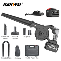 NANWEI Blower Rechargeable Lithium-ion Blower Small Dust Blower Computer Car Dust Collector Suction Blower