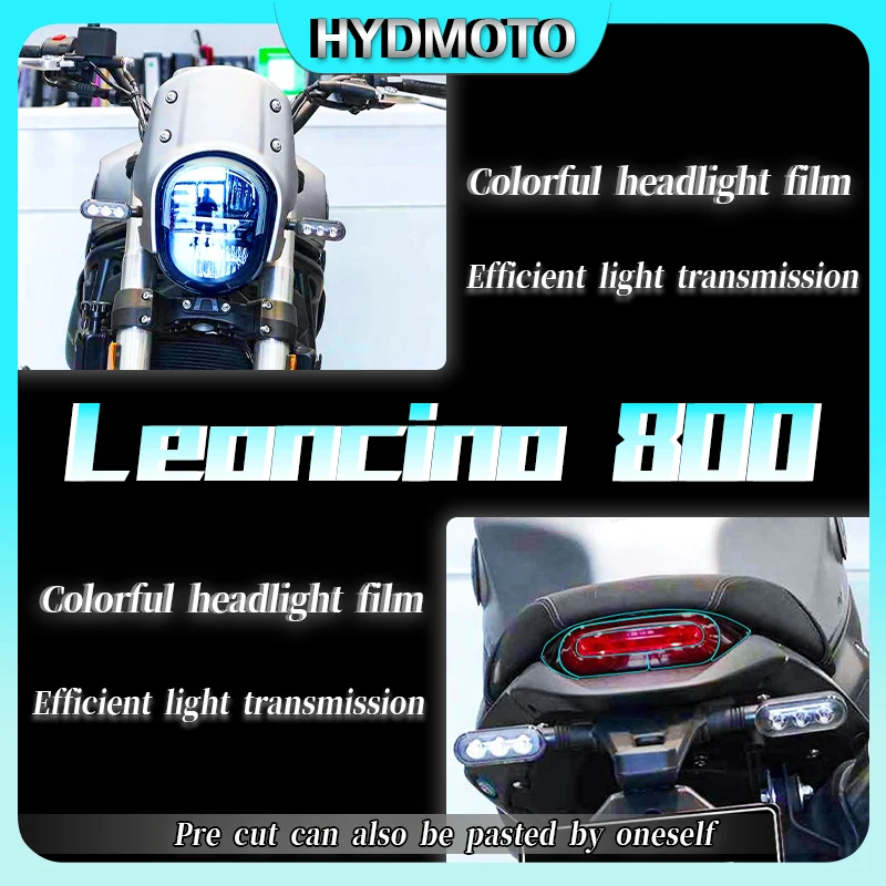 For Benelli Leoncino800 LEONCINO 800 headlight film change color protective sticker tail light modification accessories