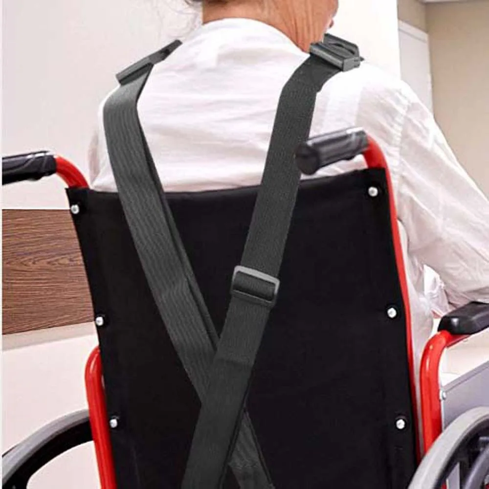 

Restraints Straps Support Wheelchair Waist Strap Shoulder Fix Straps Brace Support Vest Wheelchair Seats Belt Elderly