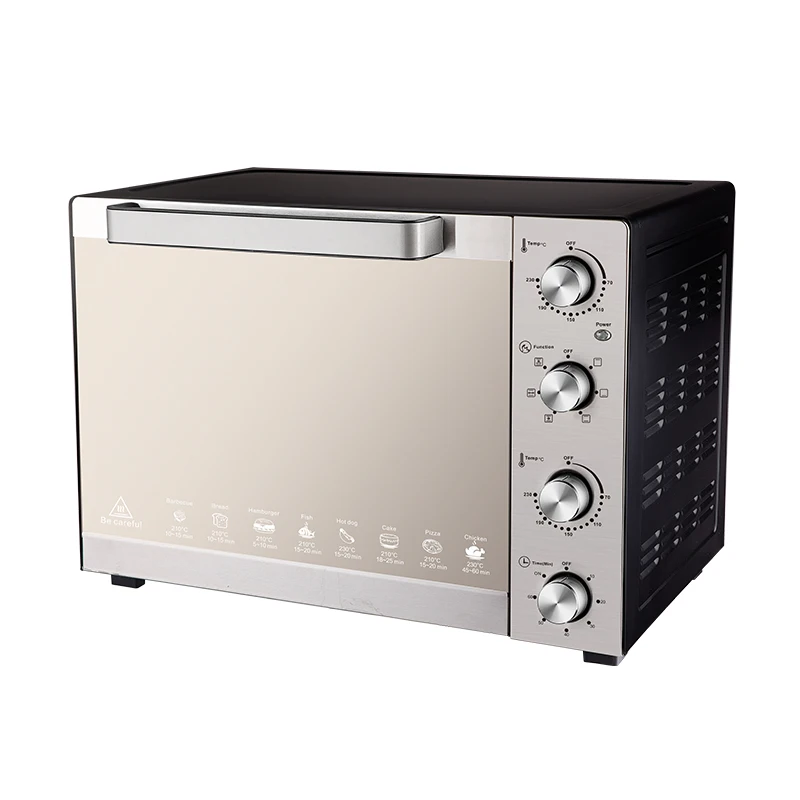 Wholesale Metal 60L Large Toaster Oven Barbecue Factory Cheap Price Baking Electric Mechanical Home  Kitchen Oven