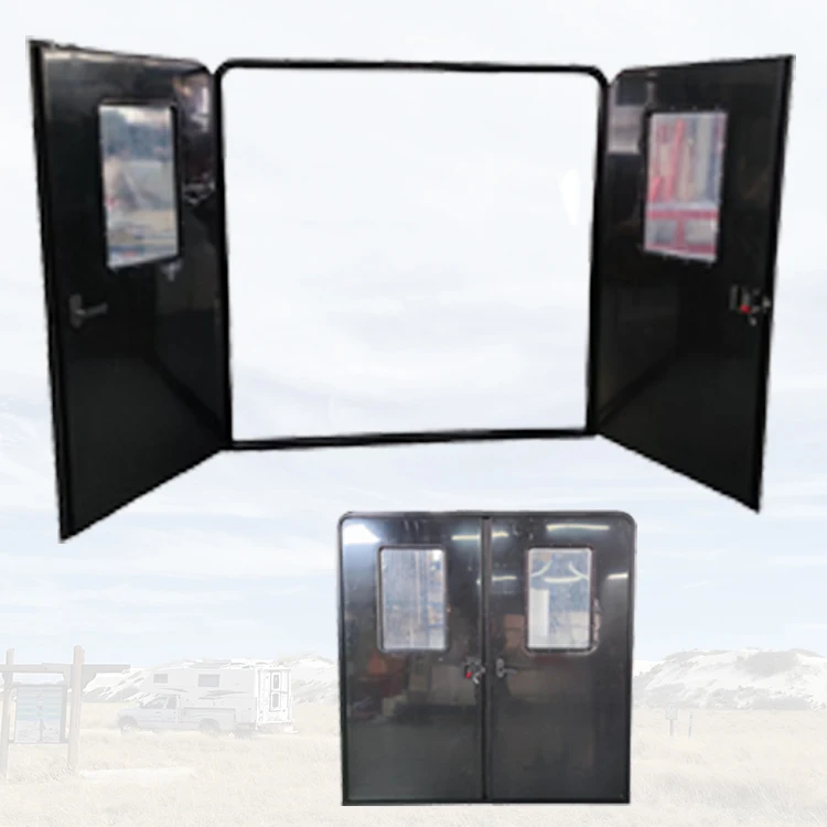 

Customized Professional 1200*1800mm Double Opening RV Door Aluminum Alloy Caravan Entry Door Made In China