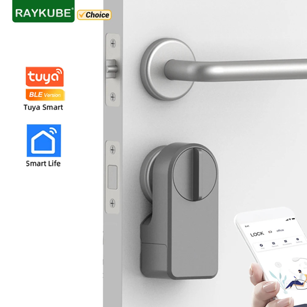 A1 Pro Bluetooth inteligentny zamek do drzwi Tuya pilot aplikacji sterowanie bezkluczykowe odblokowanie inteligentny cylinder życia DIY łatwa instalacja