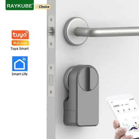 A1 Pro Bluetooth Smart Door Lock Tuya APP Remote Control Keyless Unlock Smart Life Cylinder DIY Easy Installation