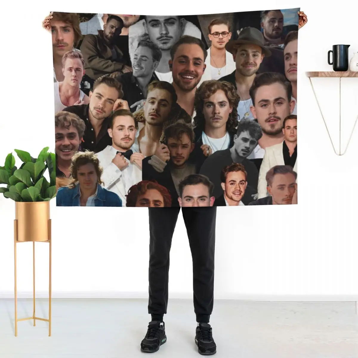 

Dacre Montgomery photo collage Throw Blanket Cozy Sofa Blanket for TV Watching Napping