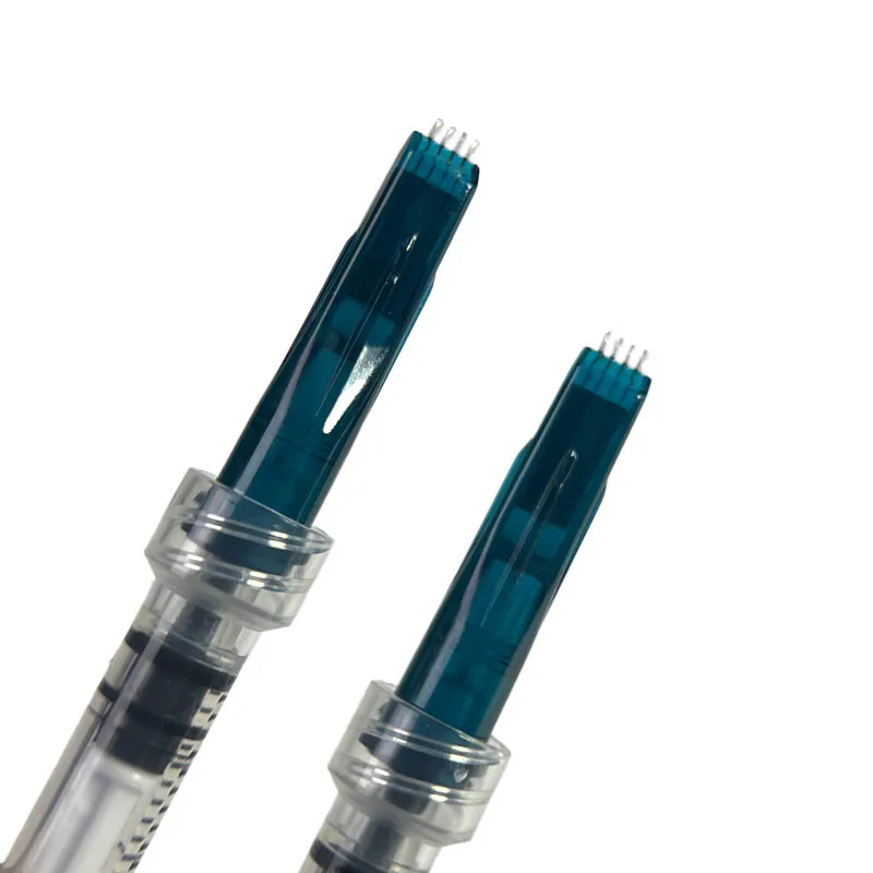 4 Pin Mesogun Needle 34G 1.0/1.2/1.5mm Fine Injection Pen Acne Scar Pore Minimizer Beauty Tool