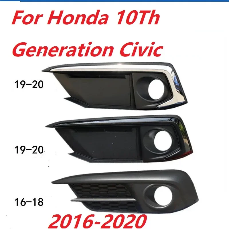 

Car Accessory Fog Light Cover Lamp Frame Grille Car Accessories For Honda 10th generation Civic 2016-2020