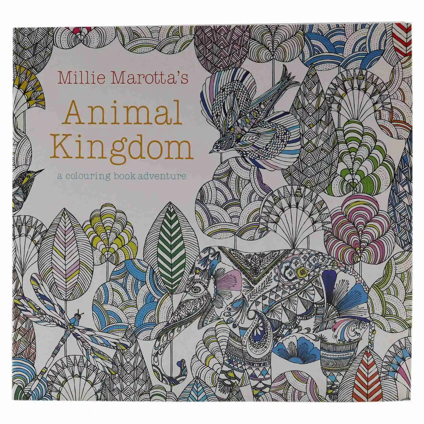 Children Adult Animal Kingdom Treasure Hunt Coloring Painting Book