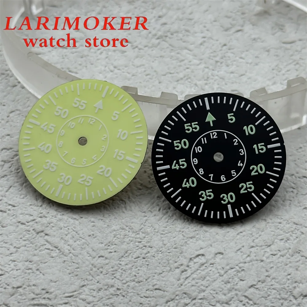 The 29mm C3 green luminous dial fits the NH35 NH36 NH37 NH38 NH39 ETA 2836 2824 PT5000 MIYOTA 8215 dg2813 movement