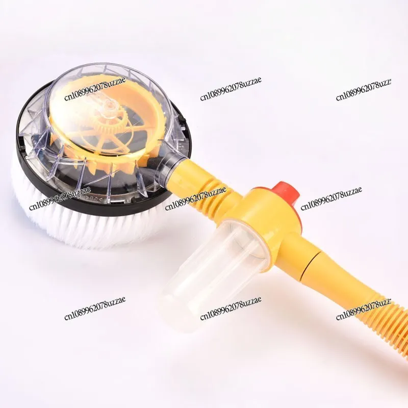 Lazy and Labor-saving Car Wash Water Brush, Automatic Rotating Car Mop, Household Car Cleaning Long Handle Retractable Brush
