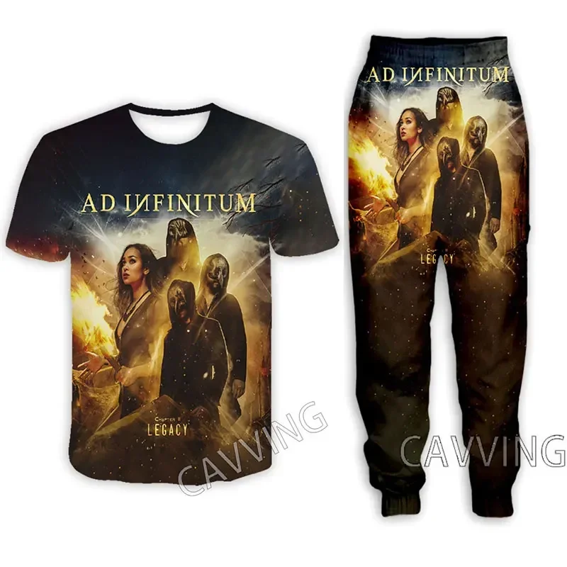 Ad Infinitum Rock   3D Print Casual T-shirt + Pants Jogging Pants Trousers Suit Clothes Women/ Men's  Sets Suit Clothes