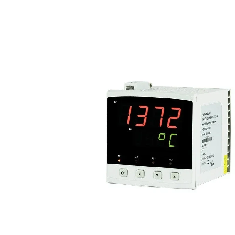

Intelligent digital instrument industrial temperature pressure liquid level current DC voltage meter alarm controller E100