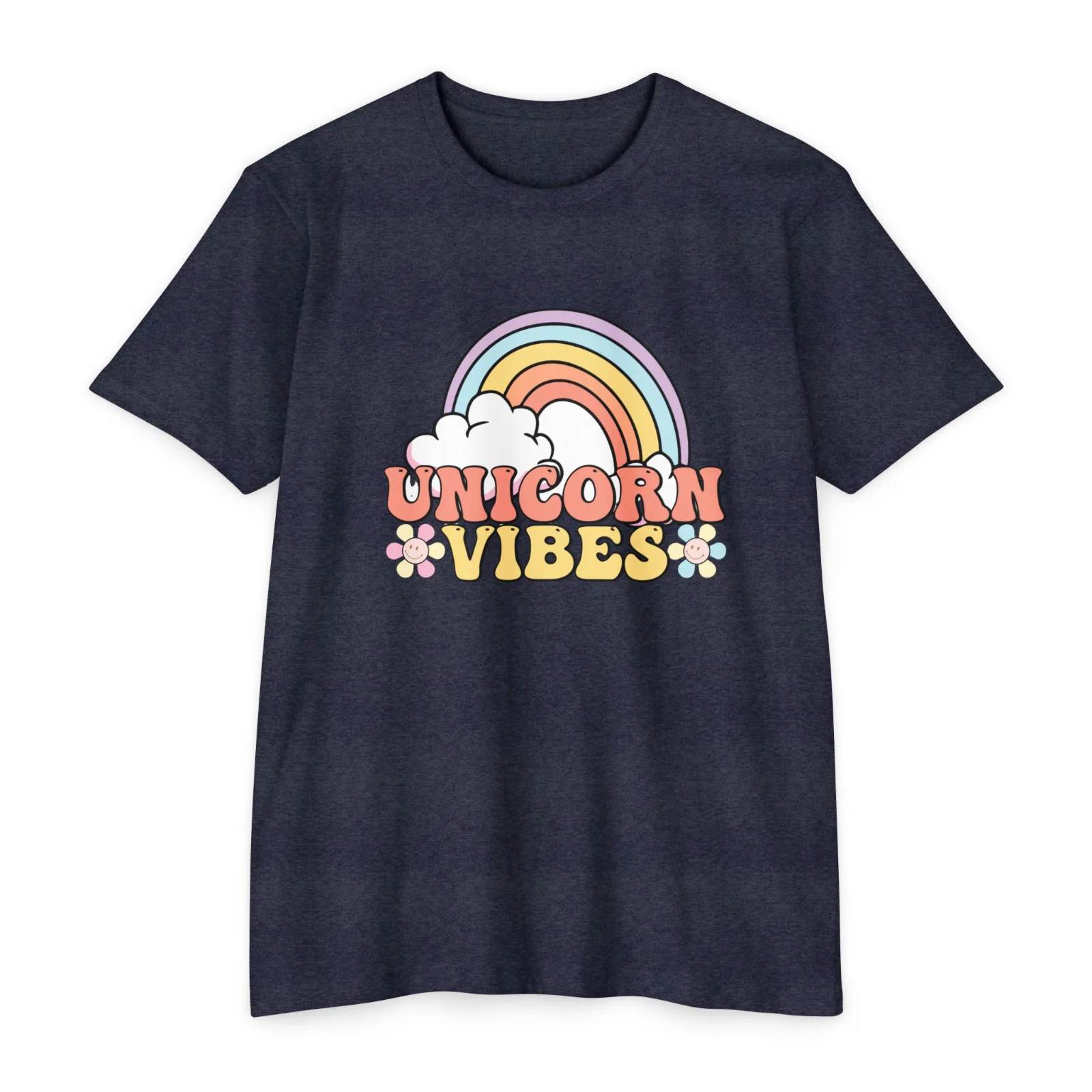 Unicorn Vibes Radiant Print Tees For Everyone