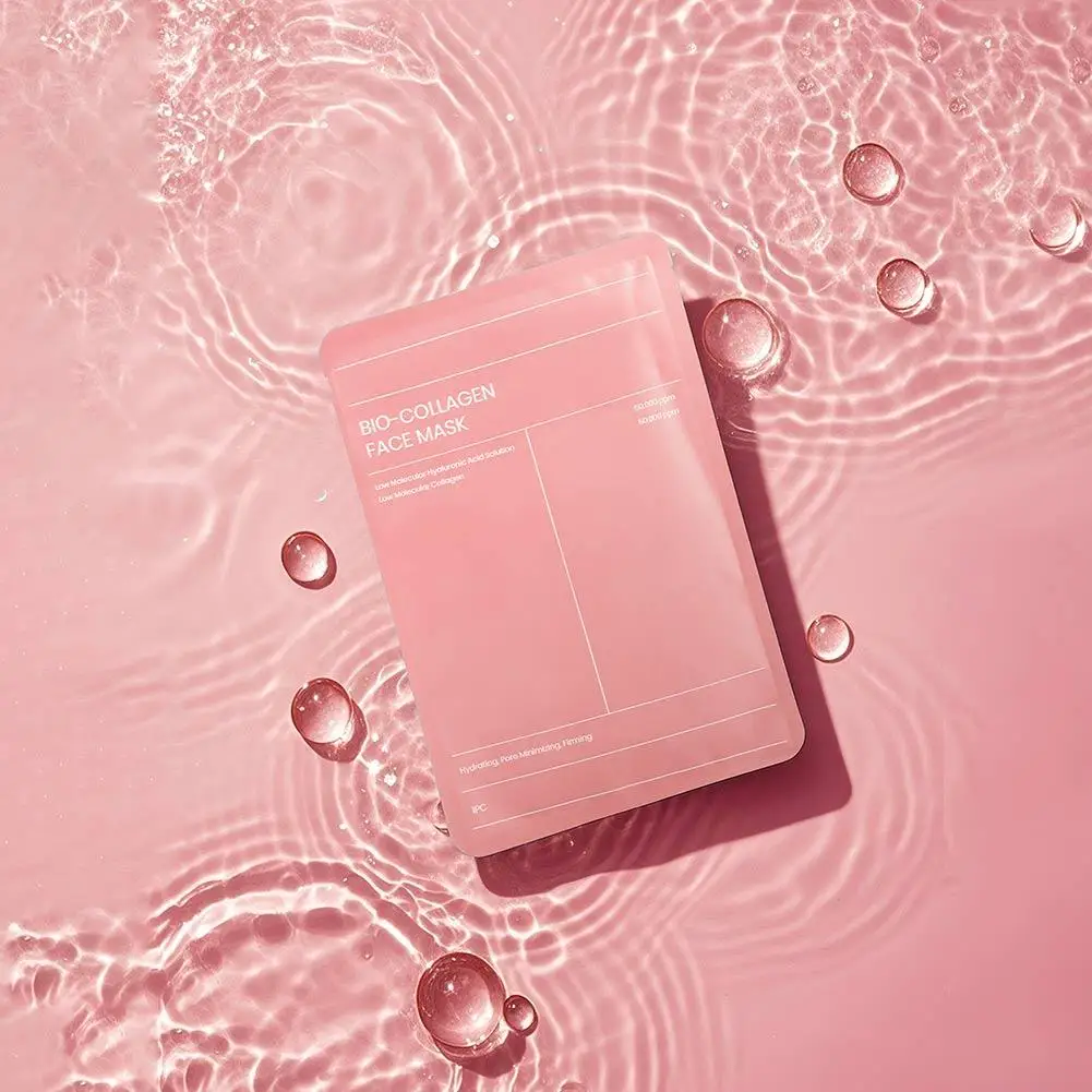 1/5/10/15/20 قطعة قناع الوجه الكولاجين الحيوي تقليص المسام ترطيب عميق قناع ترطيب ثبات منعش جهاز العناية بالوجه
