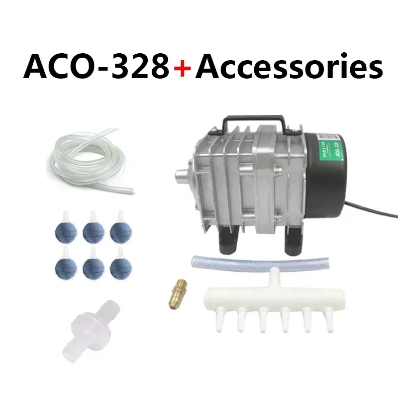 220 V Hailea Externe High Power AC E-magnetische Luchtpomp Visvijver Zuurstof Pomp Compressor voor vijver Luchtbeluchter Pomp ACO-208 308