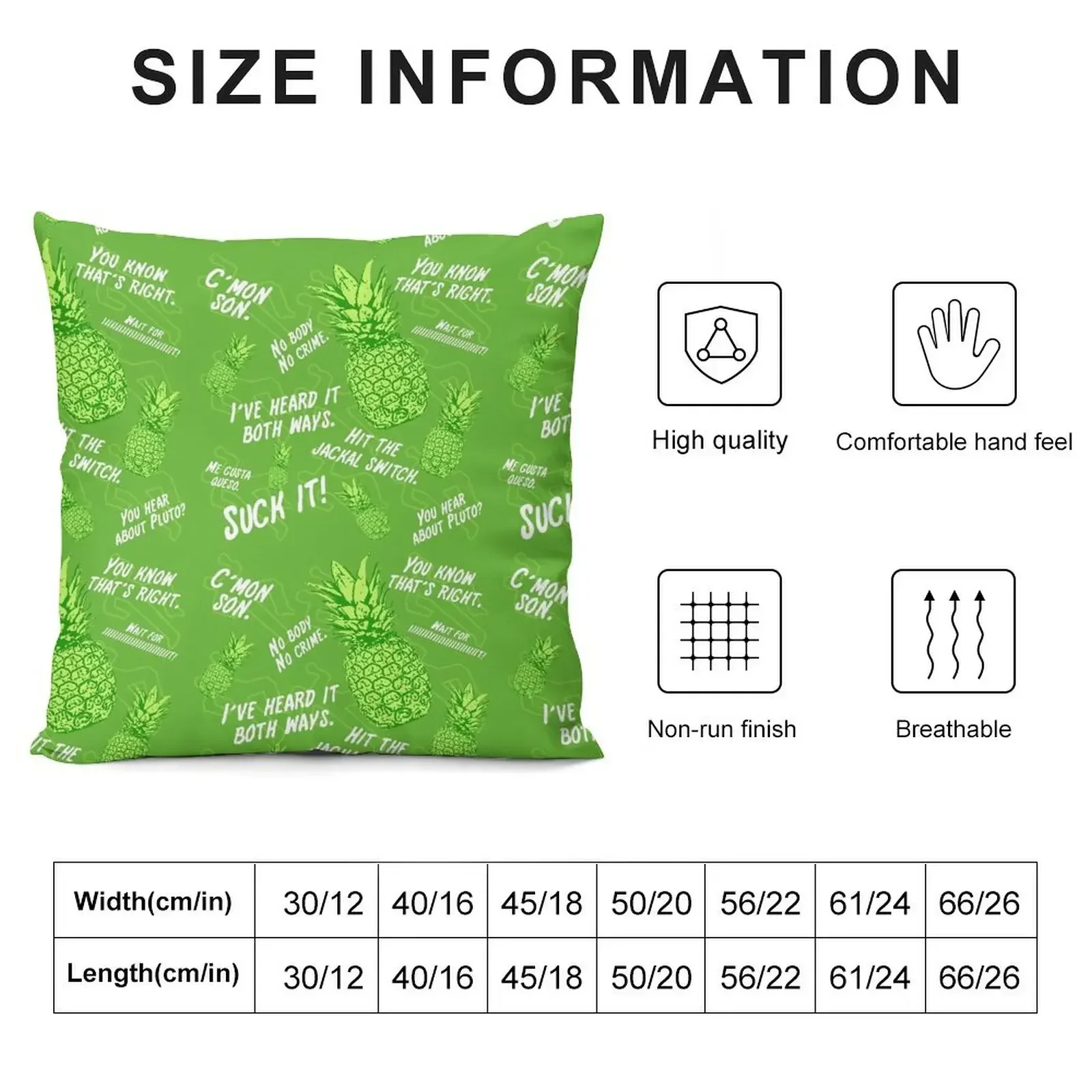 Psych Pineapple Hawaiian Print Throw Pillow Christmas Throw Pillows Covers Couch Cushions Christmas Pillow Covers pillow