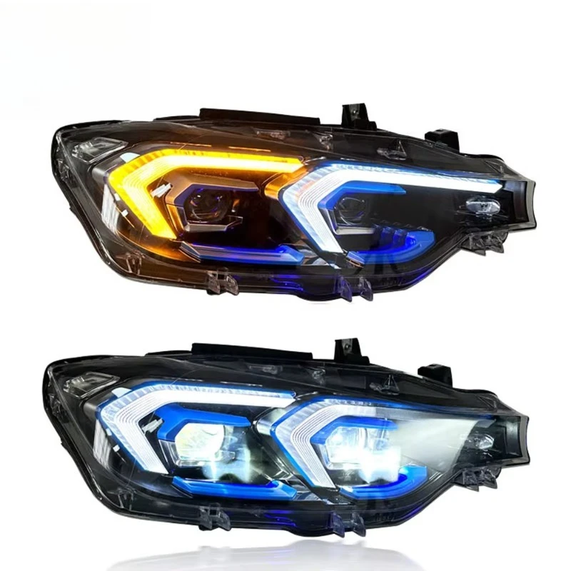 For F30 3 Series 2013-2018 LED Daytime Running Lights Turn Signal Headlights 12V 50W 4600 Lumens 6000K New Retrofit/Upgrade Kit