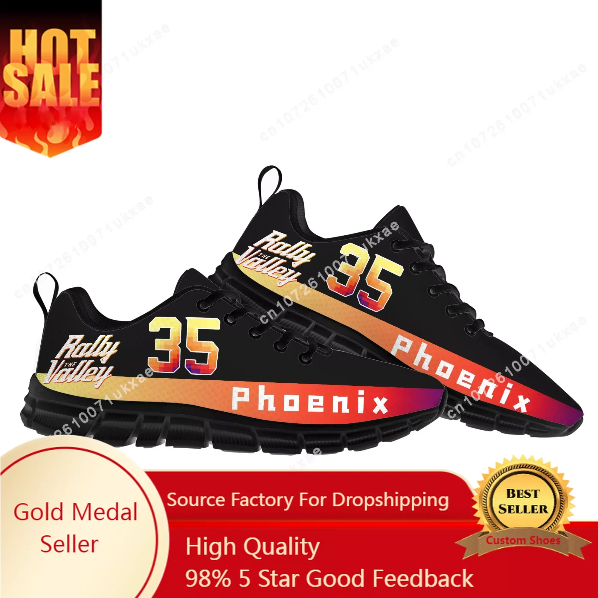 Phoenix Number 35 3 1 Rally the Valley Sports Shoes Mens Womens Teenager Children Sneakers Parent Child Sneaker Customize Shoe