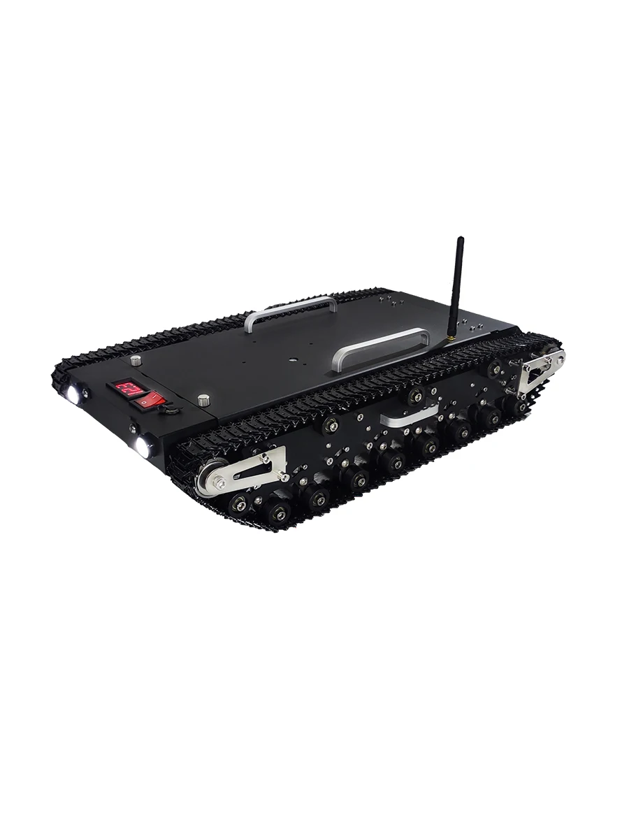 20KG Heavy-duty Tracked Intelligent Robot Car Chassis Kit, Metal Tracks, STM32 Tank Robot Tracked Chassis.